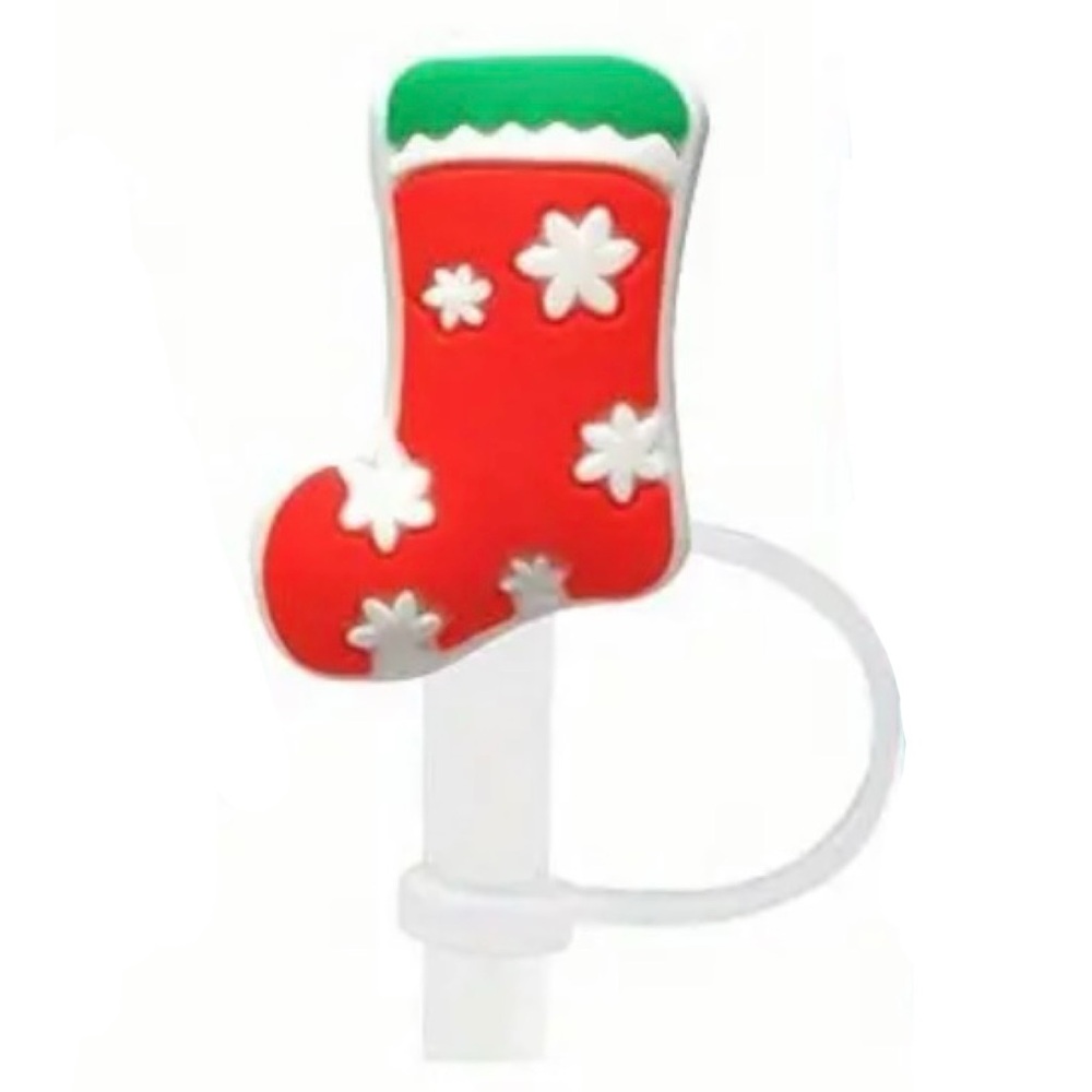Stocking Straw Topper/Cover, NEW, Merry Christmas